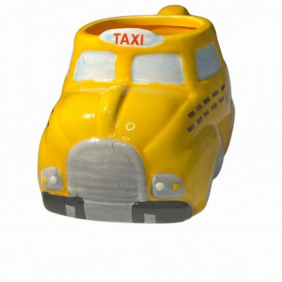 Copied - VINTAGE NEW YORK CITY CERAMIC TAXI CAB SHAPED MUG / FLOWER POT - Picture 6 of 6